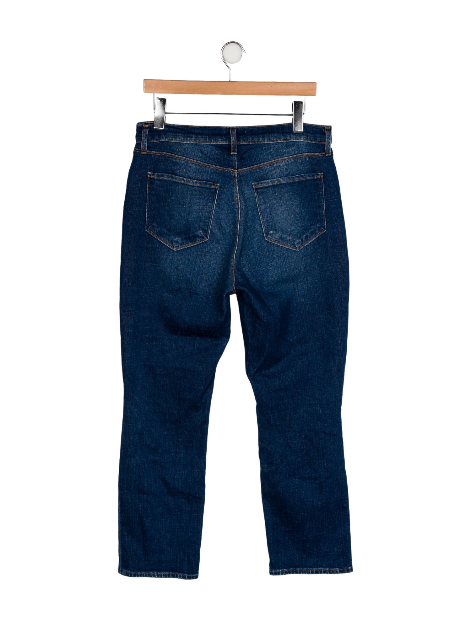 L'Agence High-Rise Straight Leg Jeans