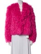 L'Agence Faux Fur Jacket