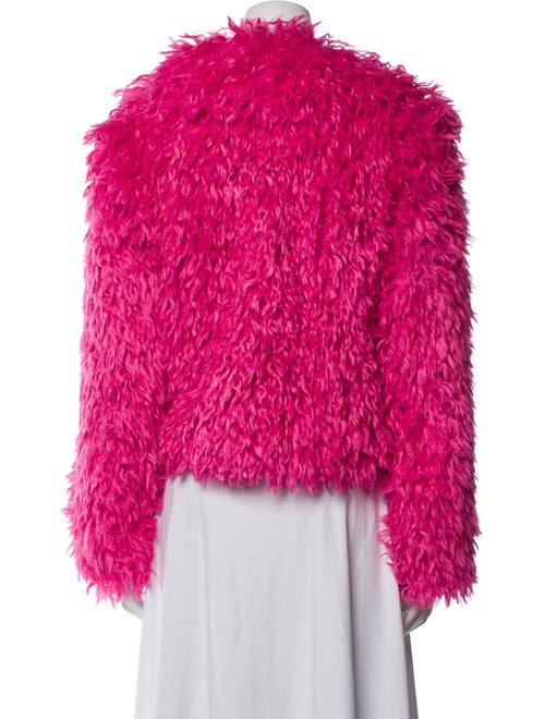 L'Agence Faux Fur Jacket