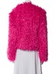 L'Agence Faux Fur Jacket