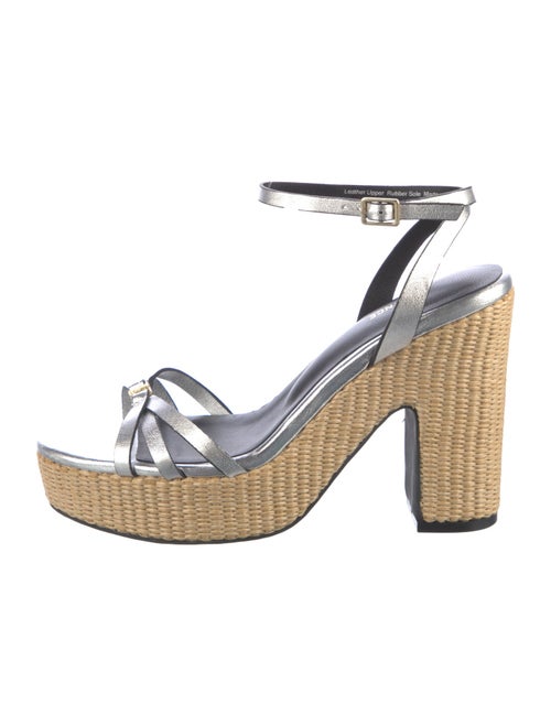 L'Agence Leather Espadrilles