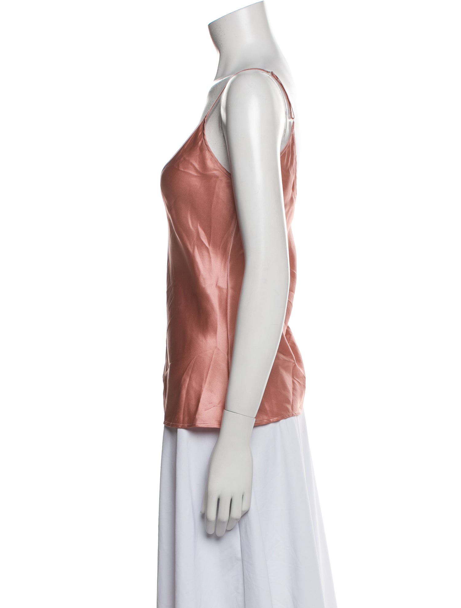 L'Agence Scoop Neck Sleeveless Top