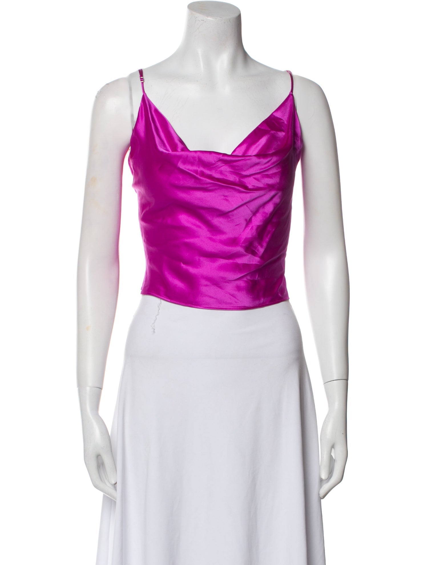 L'Agence Calista Silk Crop Top w/ Tags