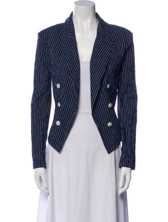 L'Agence Striped Blazer
