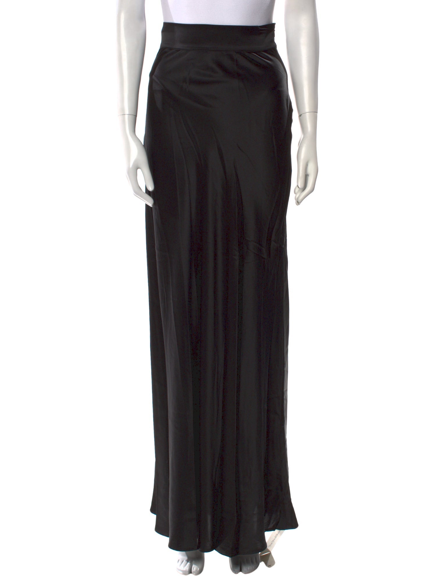 L'Agence Silk Long Skirt