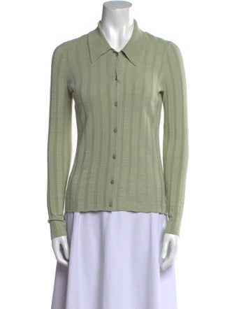 L'Agence Long Sleeve Button-Up Top