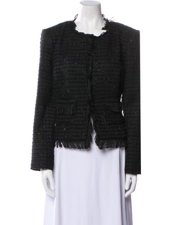 L'Agence Tweed Pattern Jacket