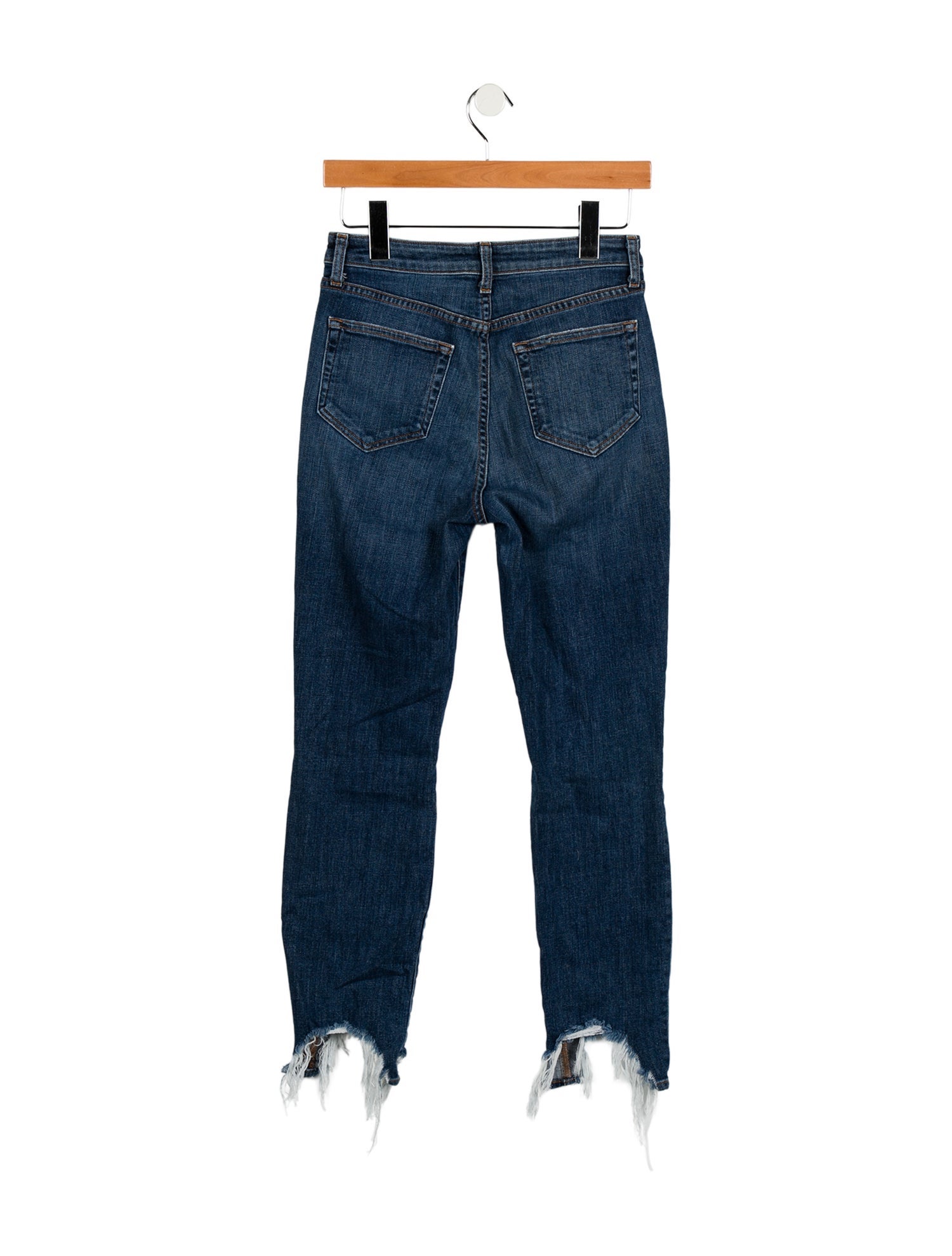 L'Agence Mid-Rise Straight Leg Jeans