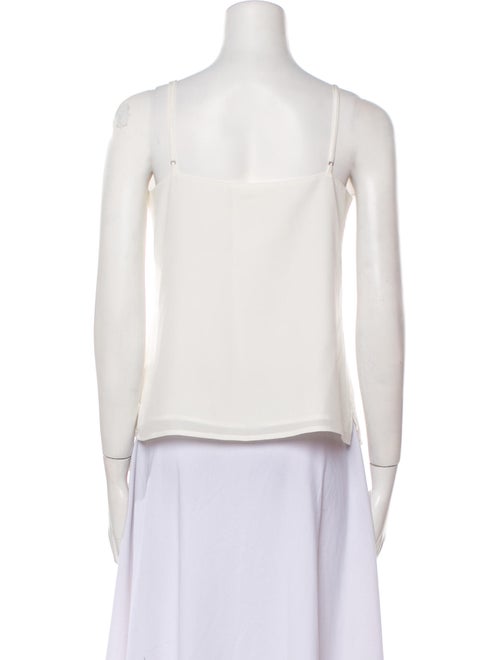 L'Agence Silk V-Neck Top