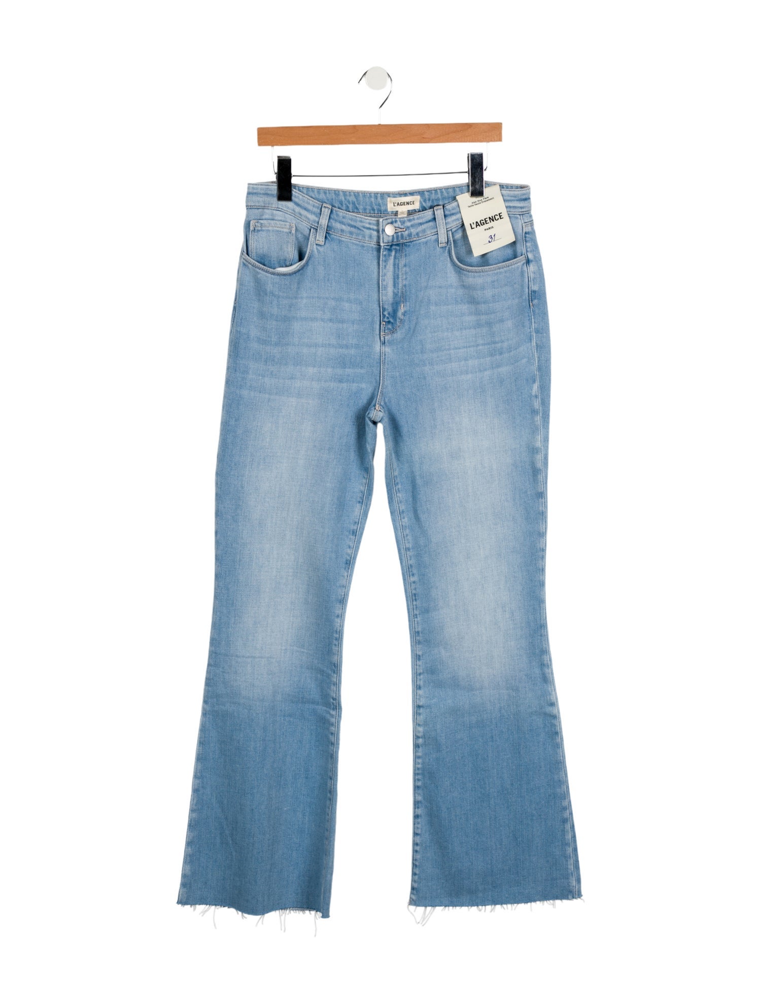 L'Agence High-Rise Wide Leg Jeans w/ Tags