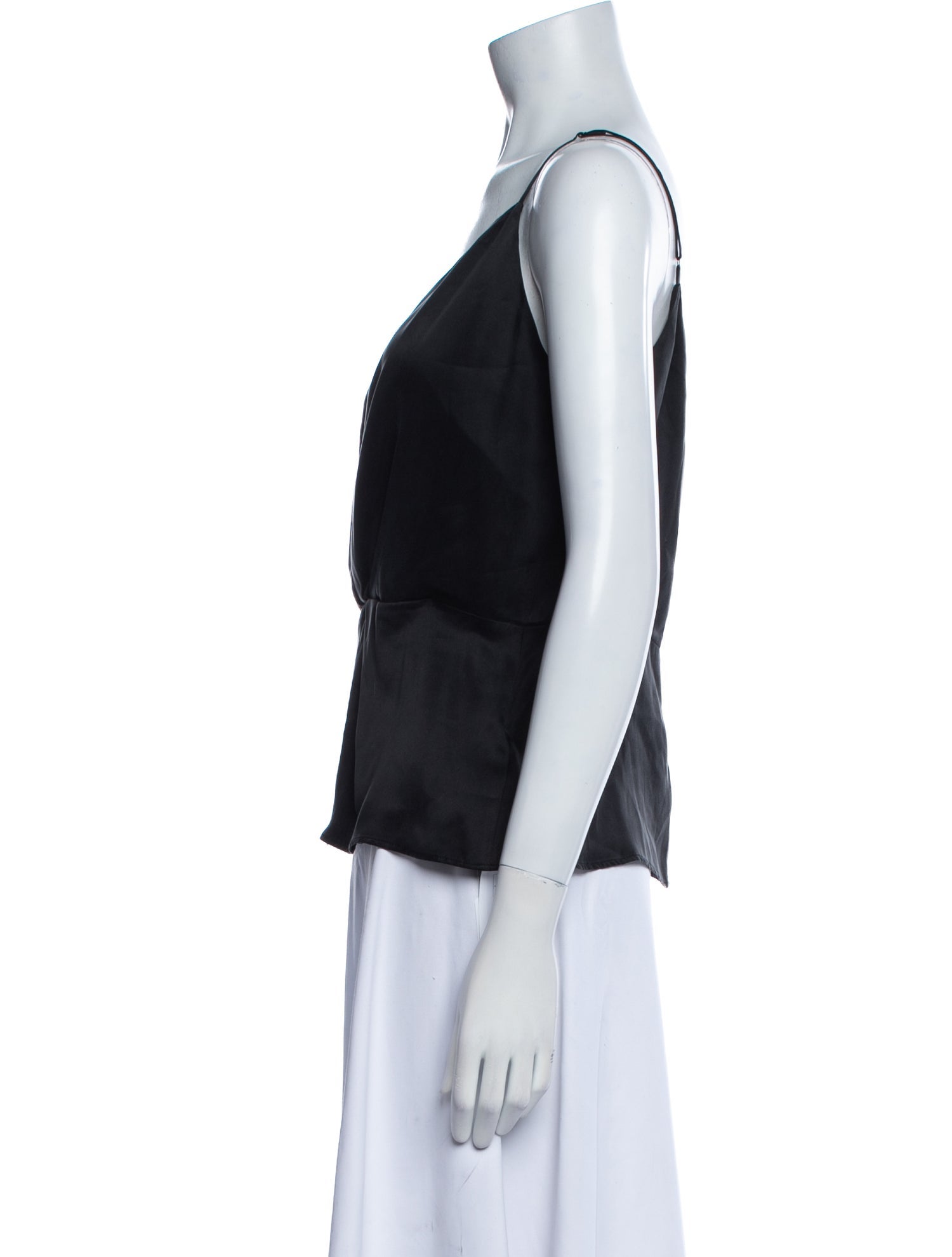 L'Agence Silk V-Neck Top w/ Tags