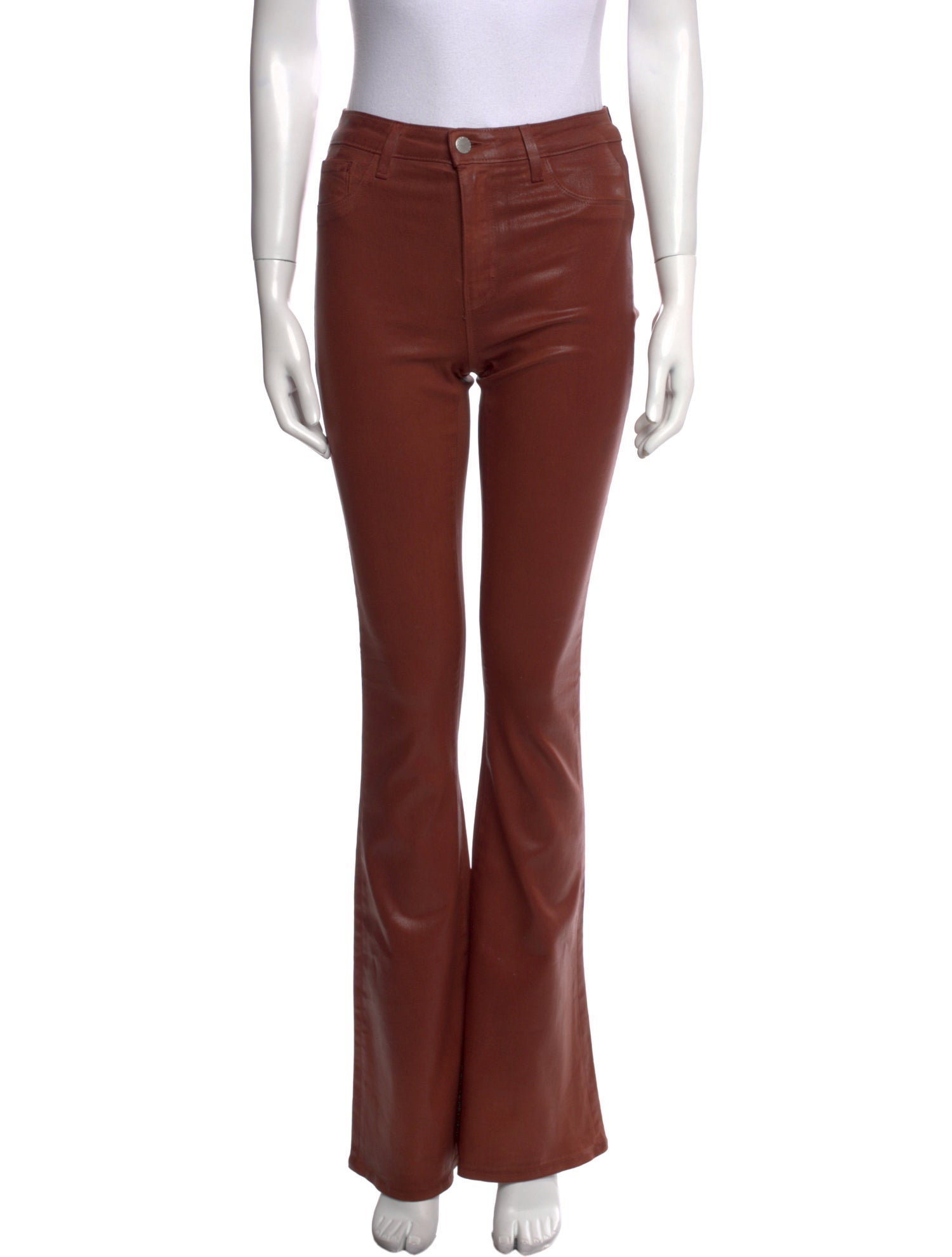 L'Agence Mid-Rise Wide Leg Jeans