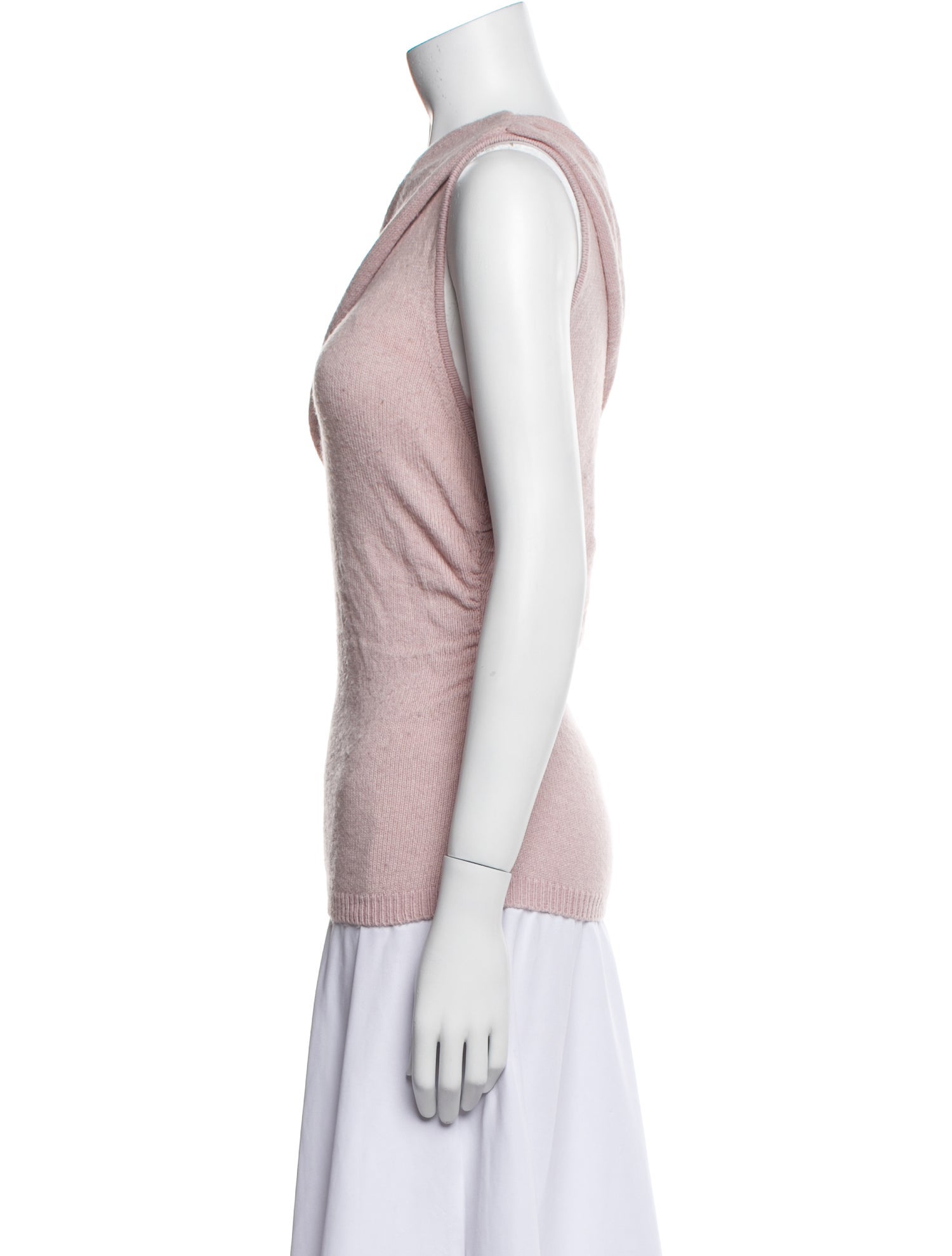 L'Agence Nylon One-Shoulder Sweater