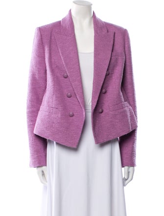 L'Agence Tweed Pattern Evening Jacket