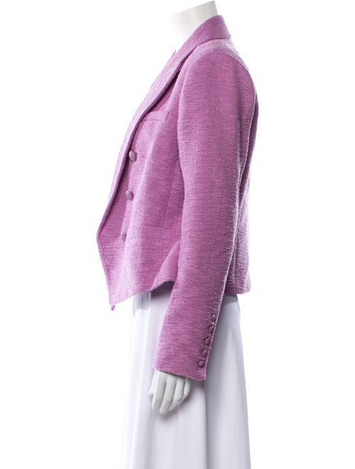 L'Agence Tweed Pattern Evening Jacket