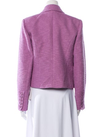 L'Agence Tweed Pattern Evening Jacket