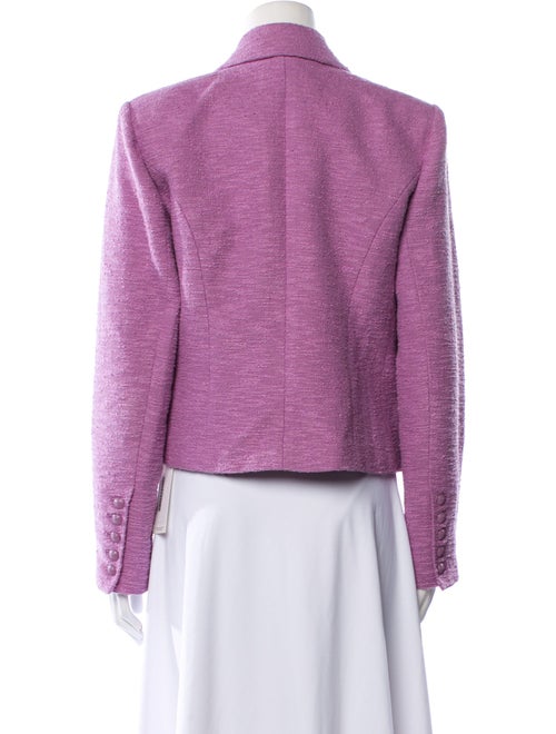 L'Agence Tweed Pattern Evening Jacket