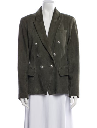 L'Agence Suede Blazer