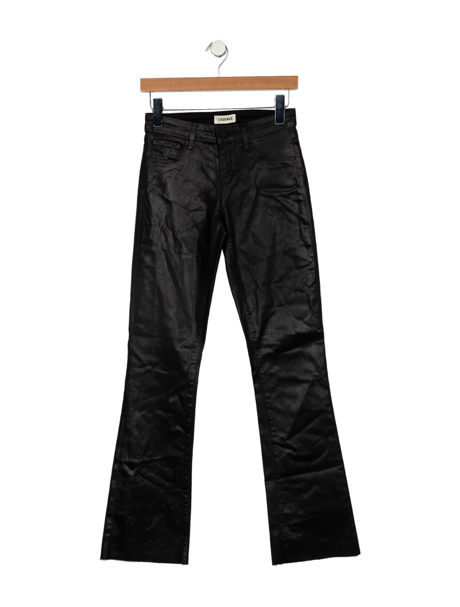 L'Agence Mid-Rise Straight Leg Jeans