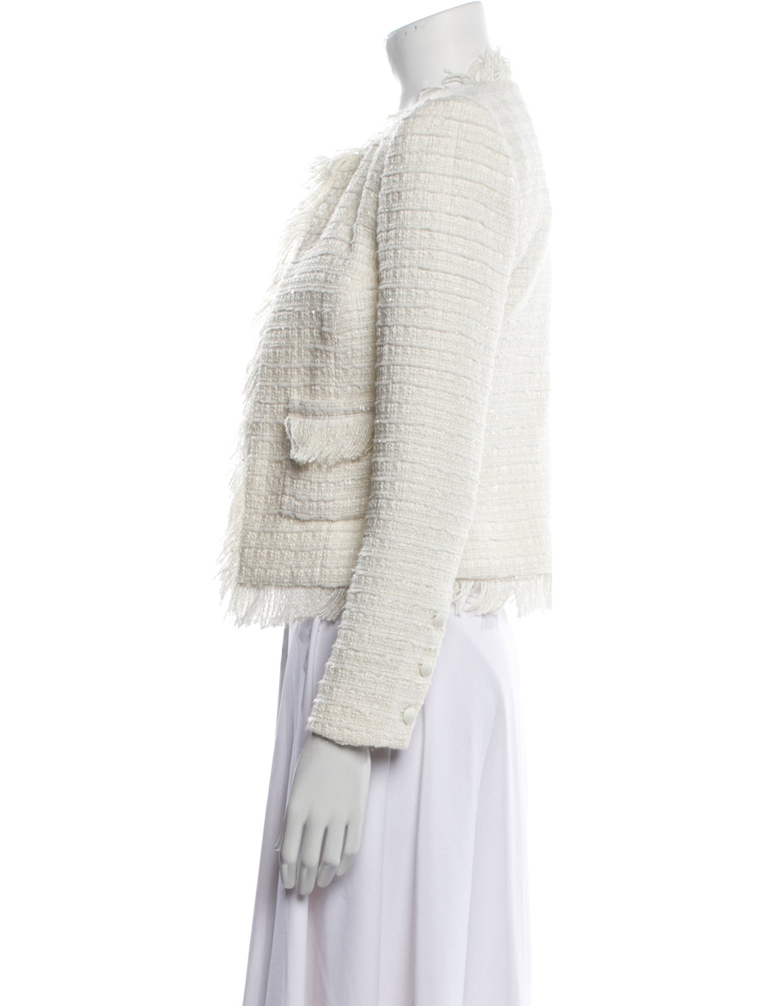 L'Agence Tweed Pattern Evening Jacket w/ Tags