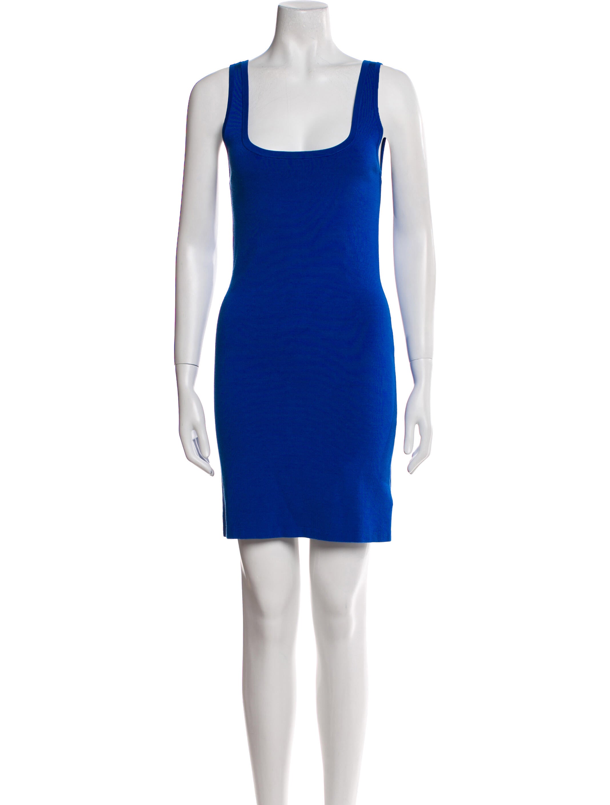 L'Agence Square Neckline Mini Dress