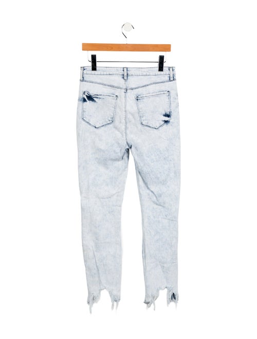 L'Agence Mid-Rise Straight Leg Jeans