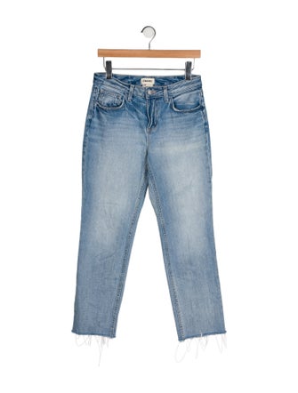 L'Agence Mid-Rise Straight Leg Jeans