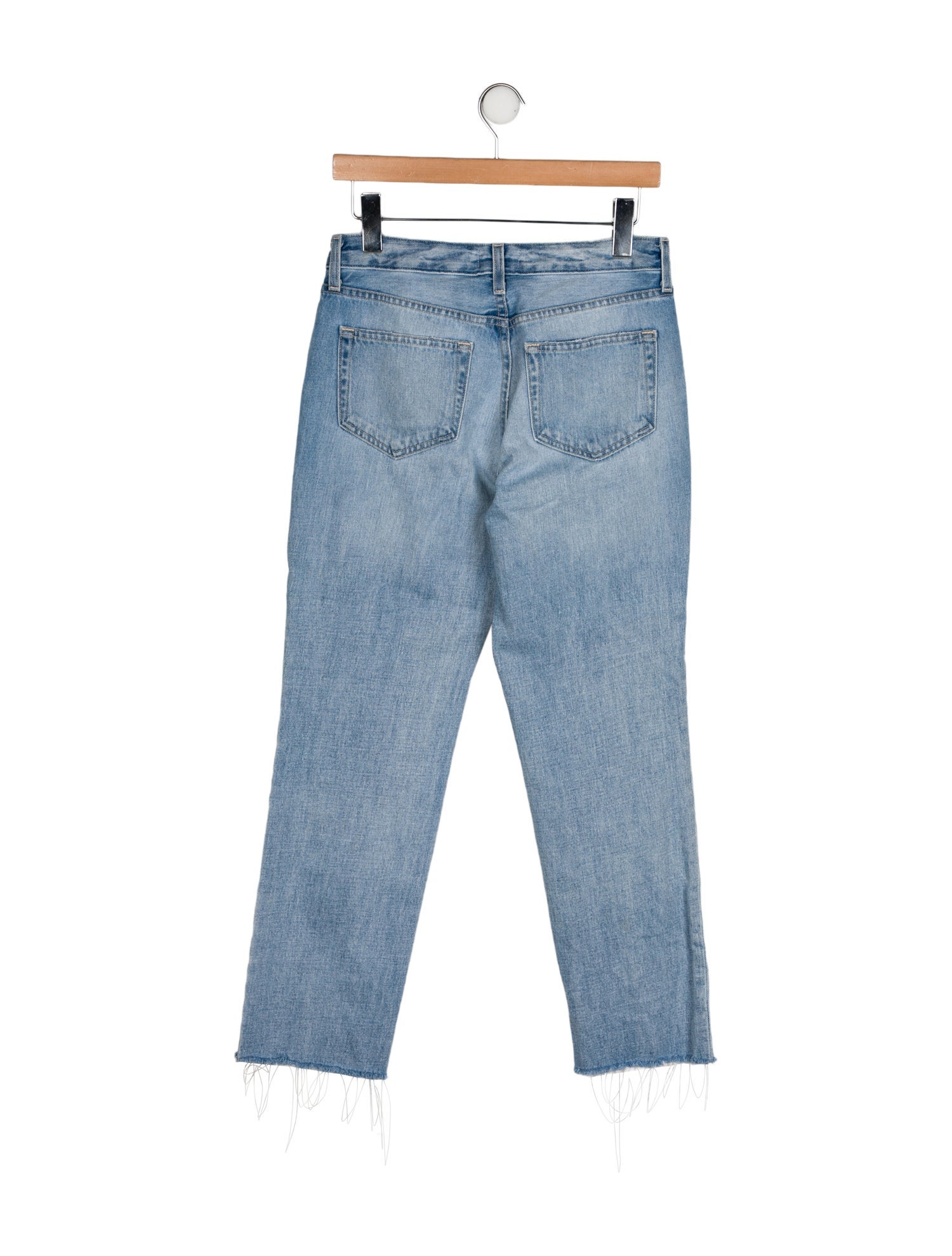 L'Agence Mid-Rise Straight Leg Jeans