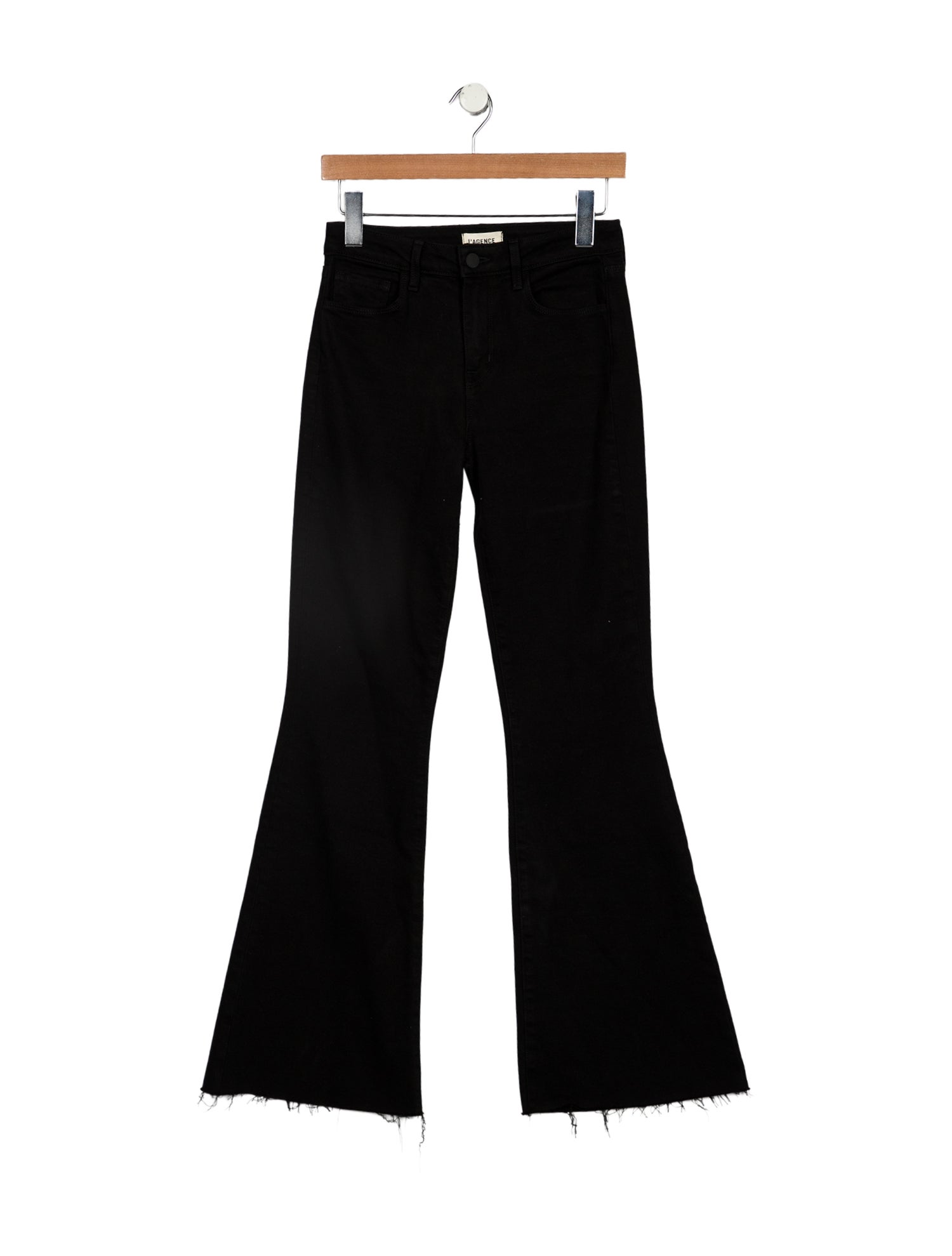 L'Agence Mid-Rise Wide Leg Jeans