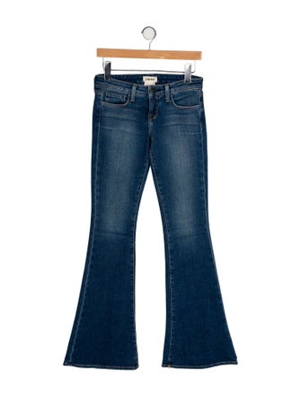 L'Agence Low-Rise Wide Leg Jeans