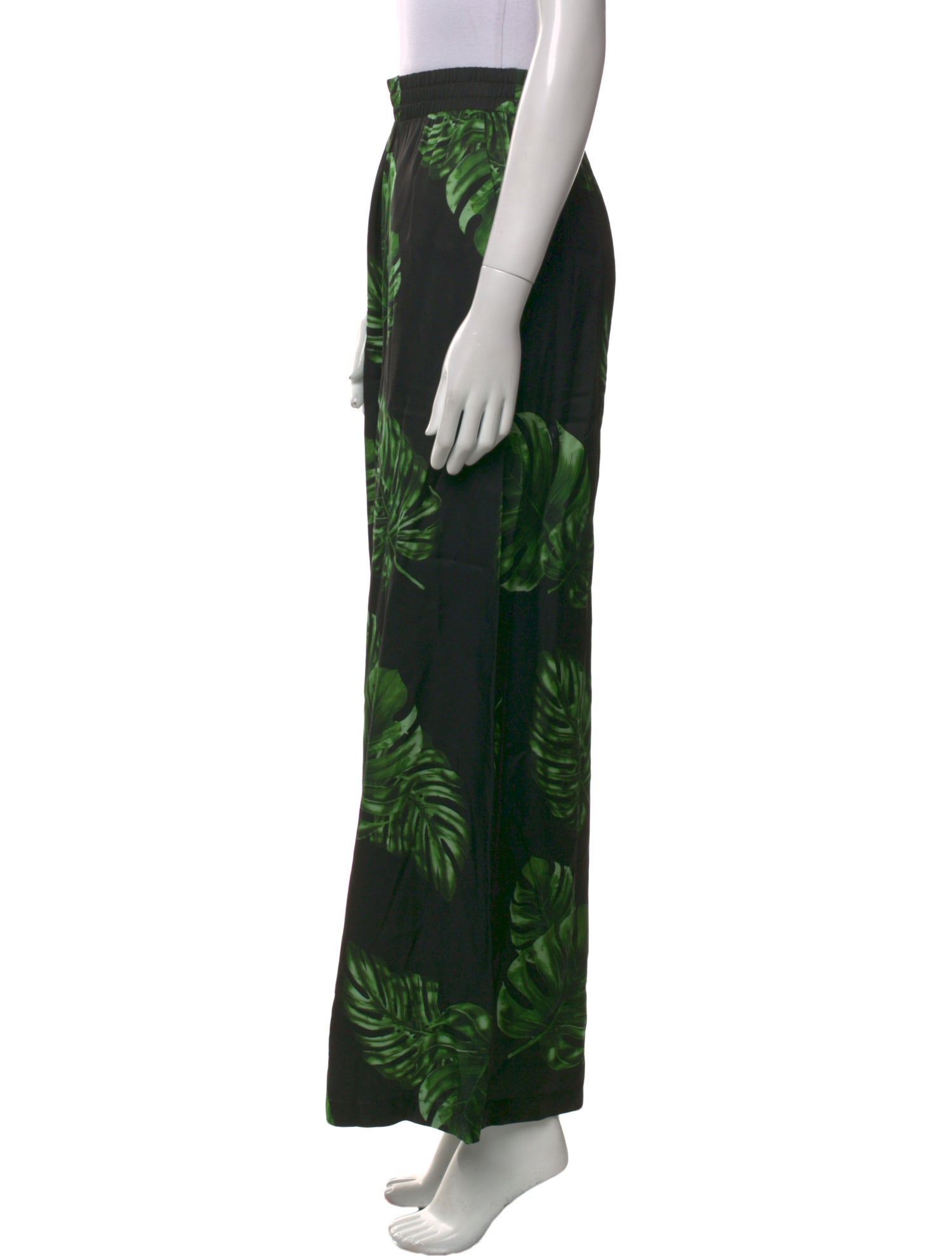 L'Agence Printed Wide Leg Pants