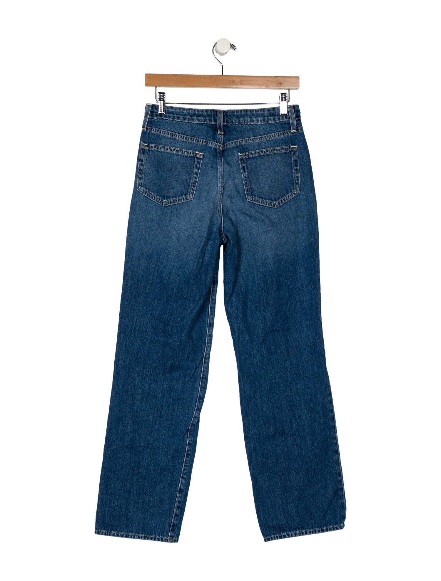 L'Agence Mid-Rise Straight Leg Jeans