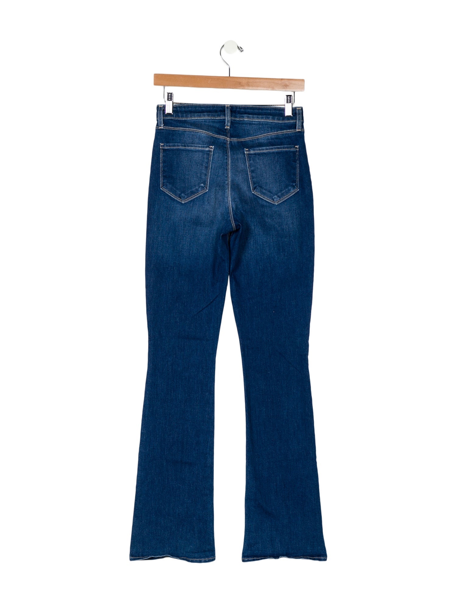 L'Agence Mid-Rise Straight Leg Jeans