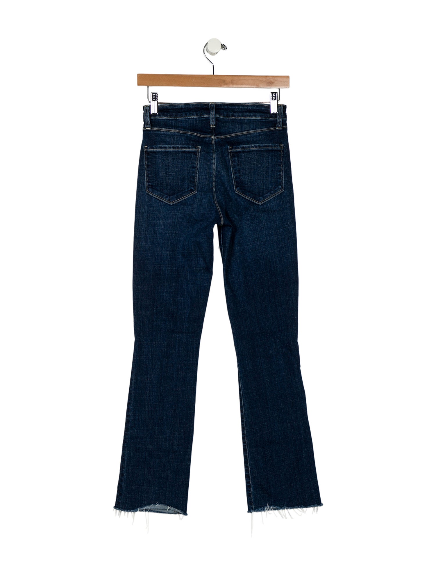 L'Agence Mid-Rise Straight Leg Jeans