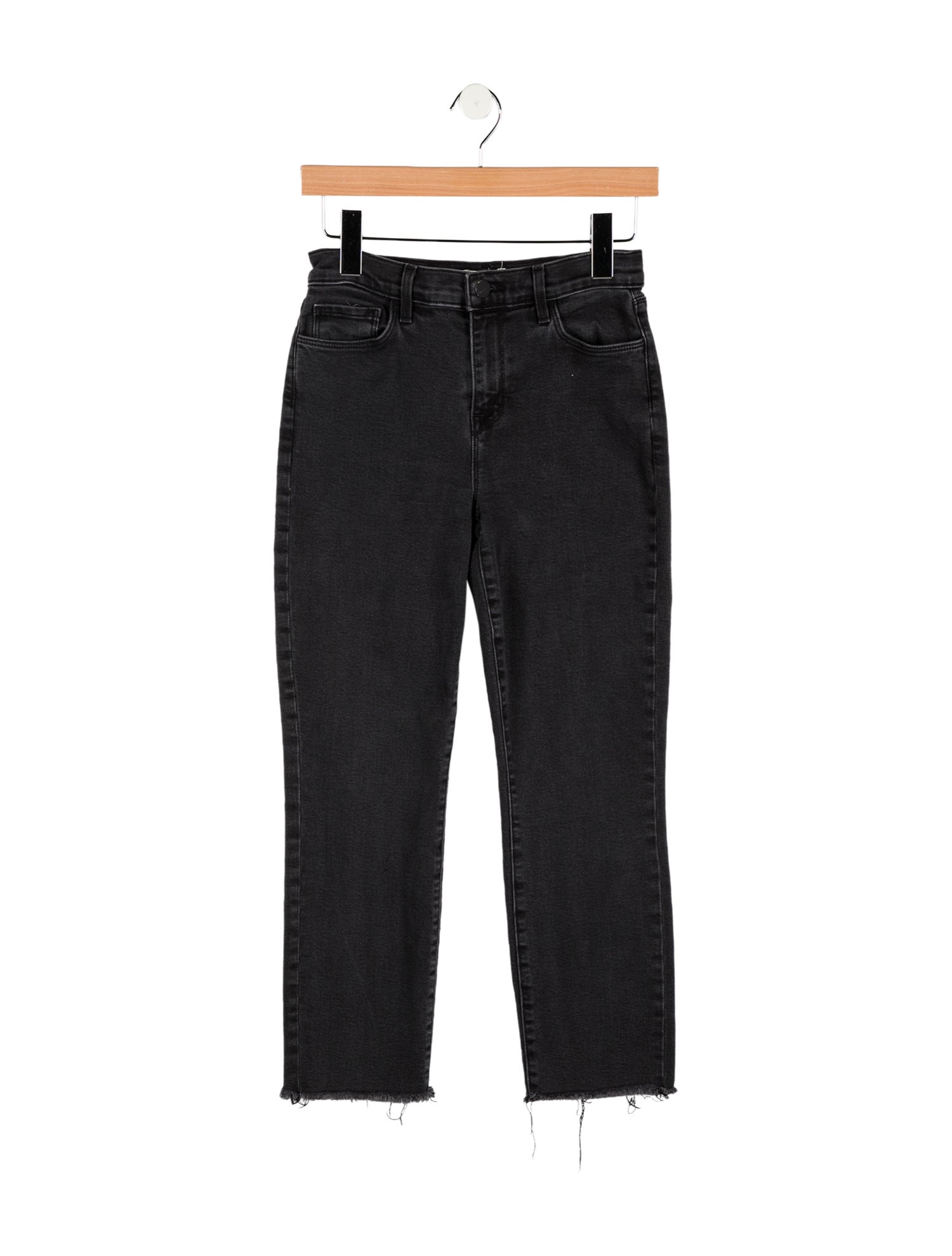 L'Agence Mid-Rise Straight Leg Jeans
