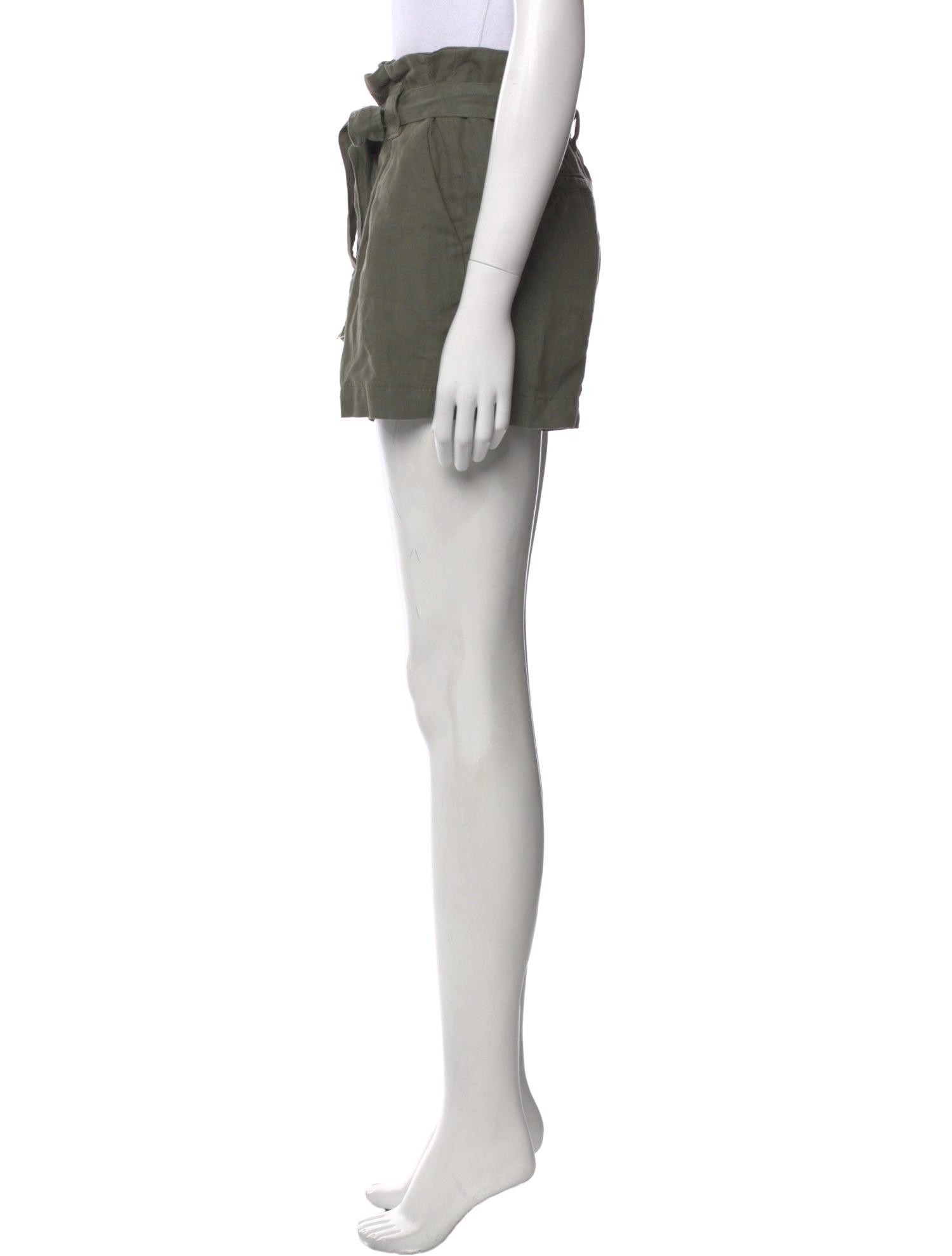 L'Agence Linen Mini Shorts