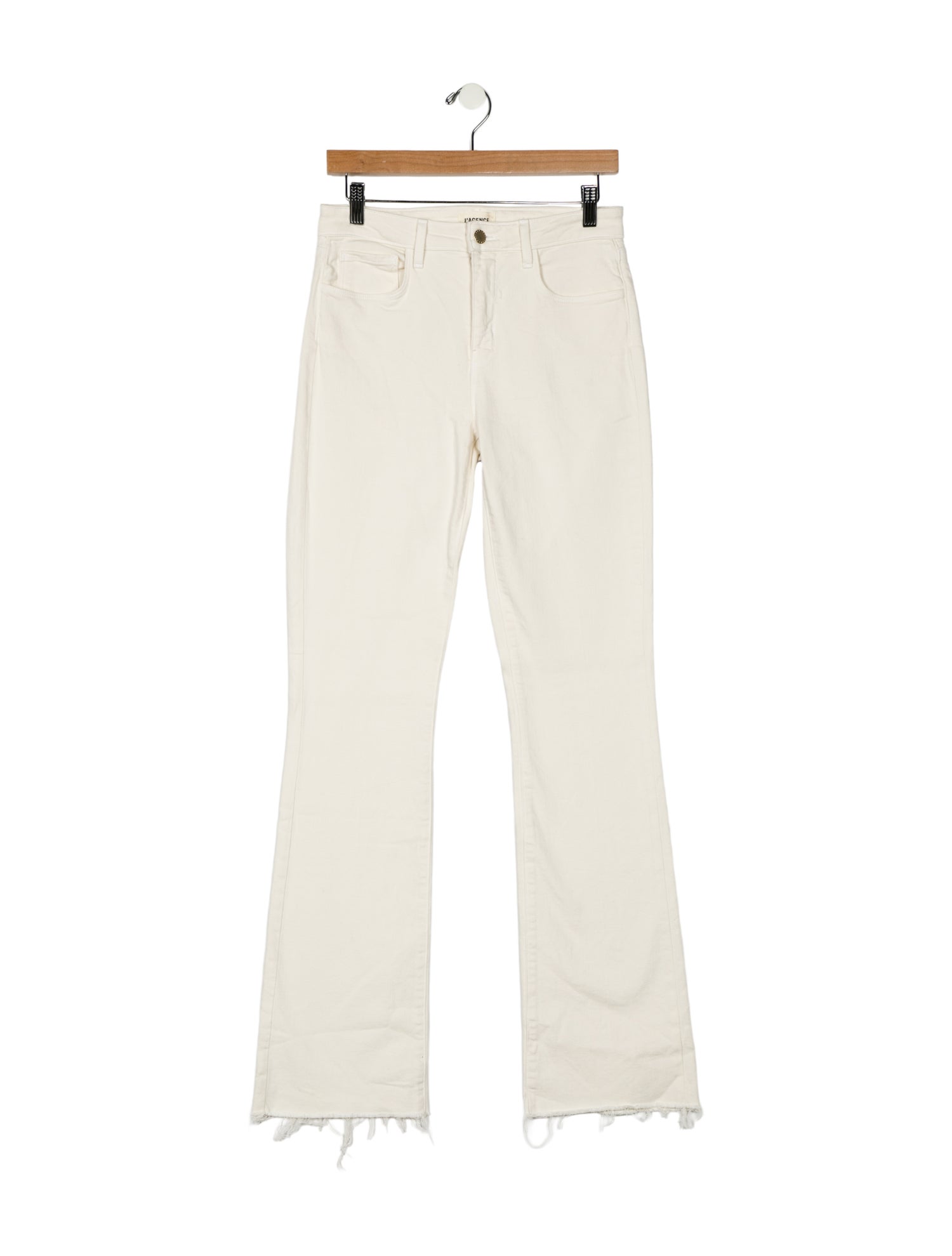 L'Agence Mid-Rise Wide Leg Jeans