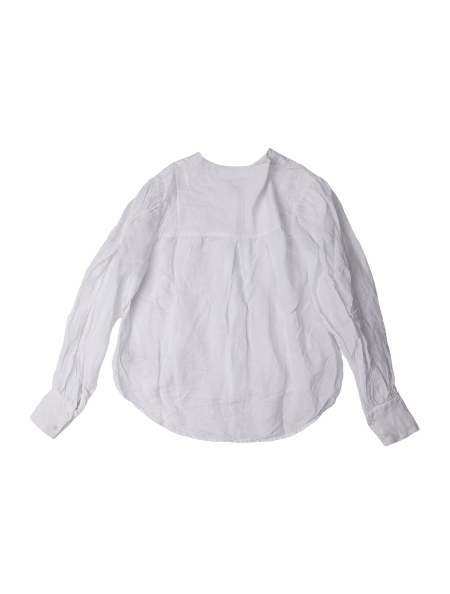 L'Agence Scoop Neck Long Sleeve Crop Top