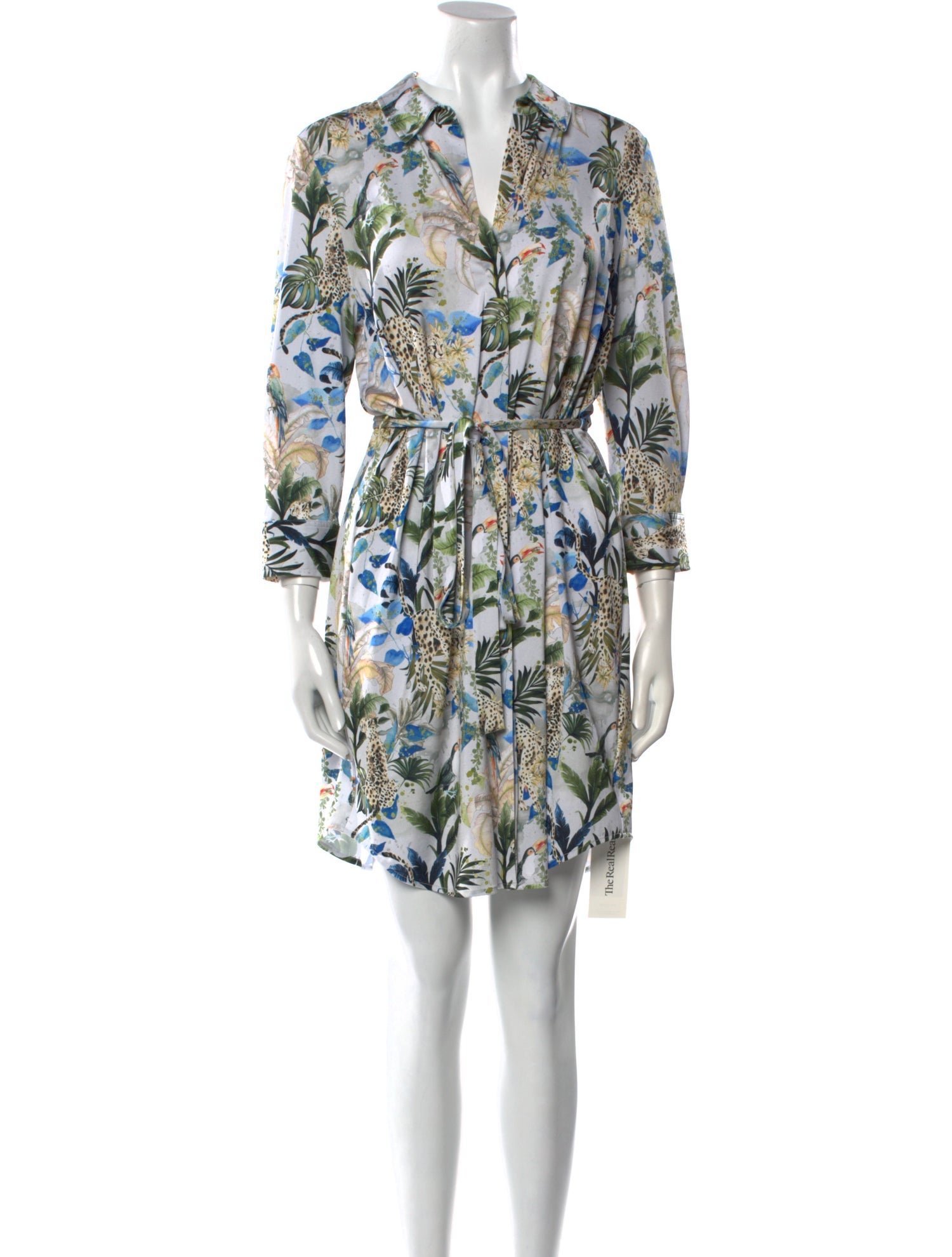 L'Agence Printed Knee-Length Dress