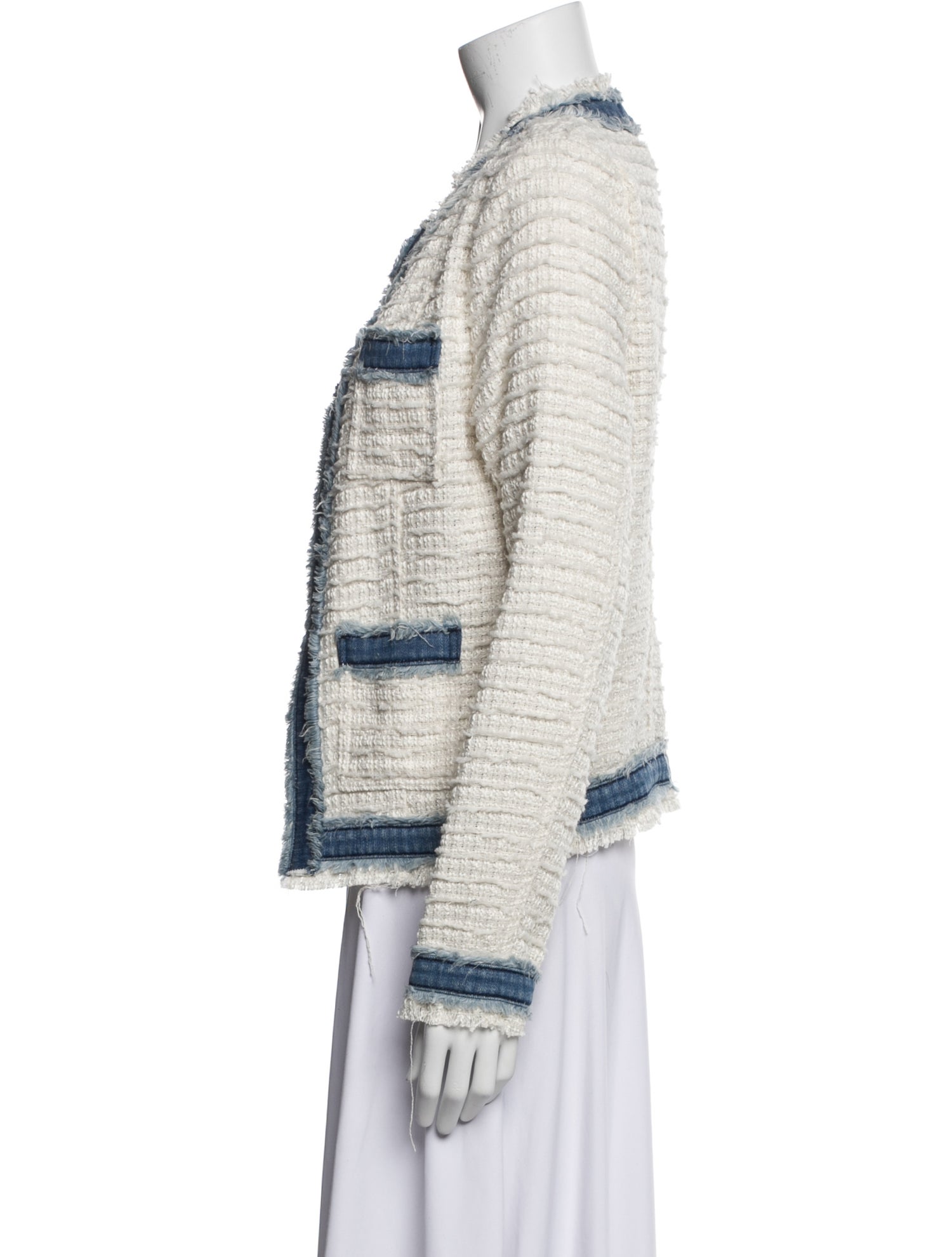 L'Agence Tweed Pattern Evening Jacket w/ Tags