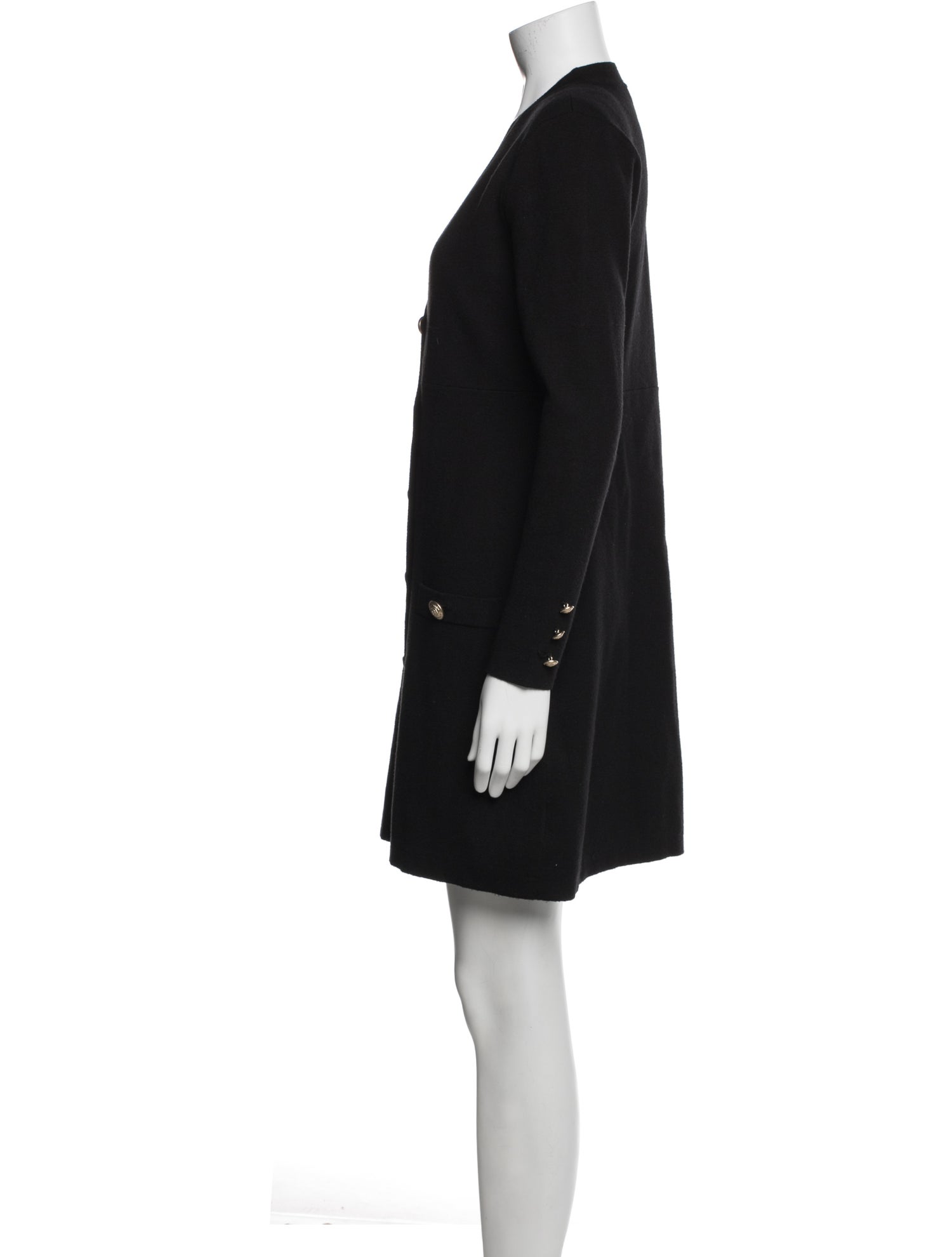 L'Agence V-Neck Mini Dress