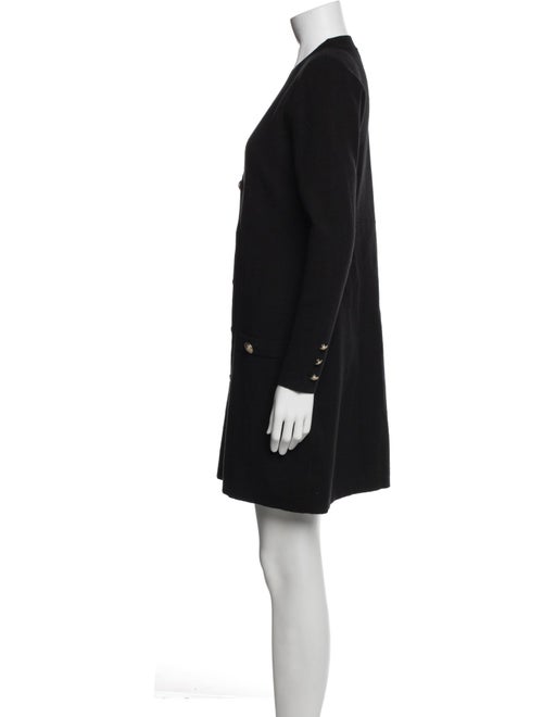 L'Agence V-Neck Mini Dress