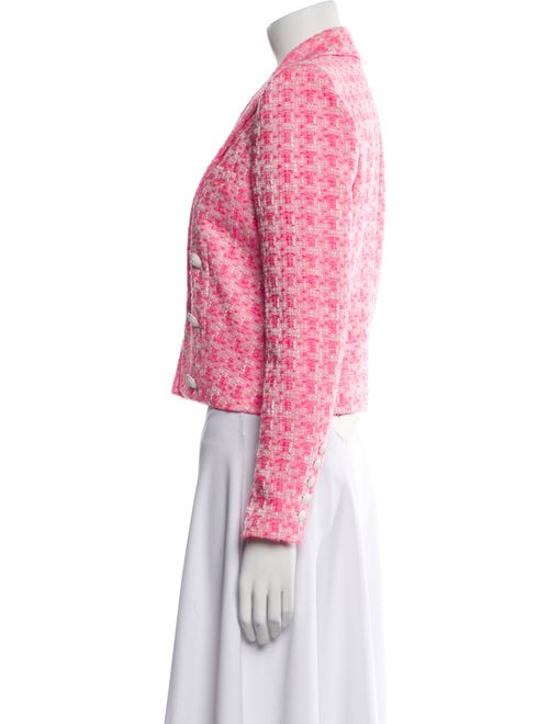 L'Agence Tweed Pattern Blazer