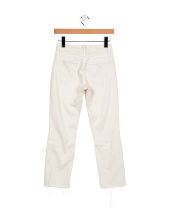 L'Agence Mid-Rise Straight Leg Jeans