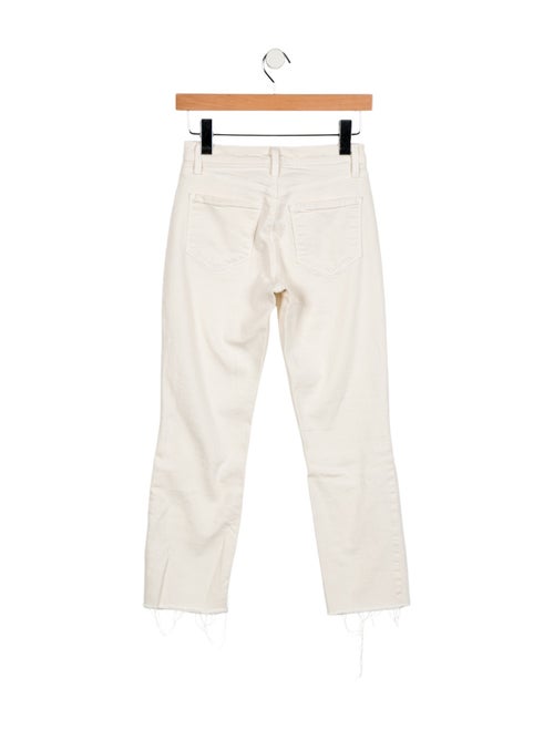 L'Agence Mid-Rise Straight Leg Jeans