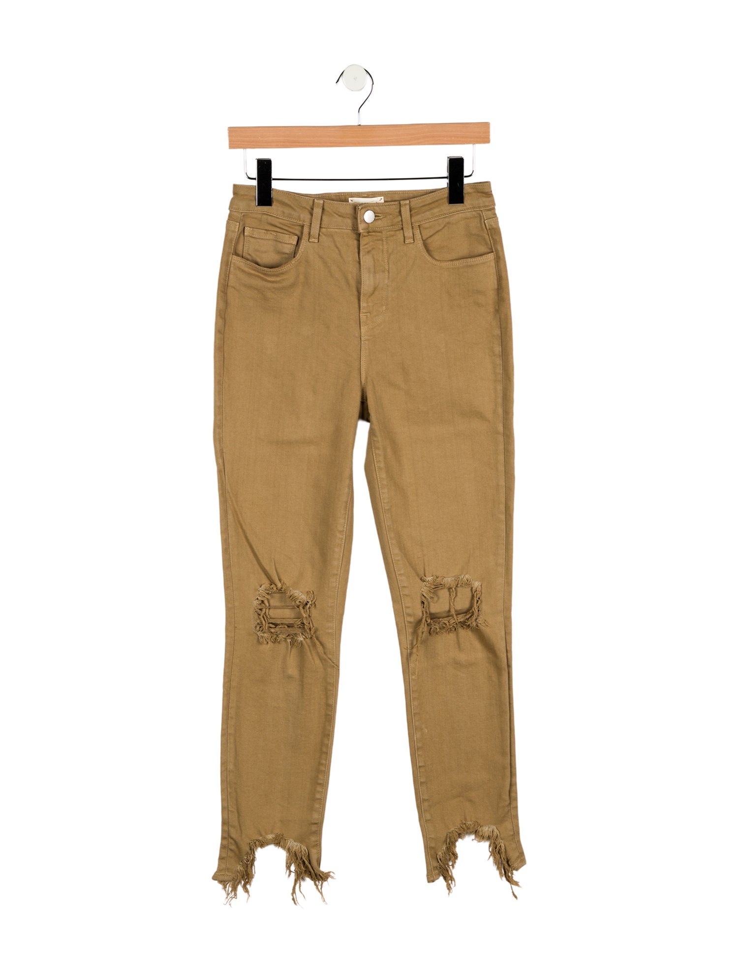 L'Agence Mid-Rise Straight Leg Jeans