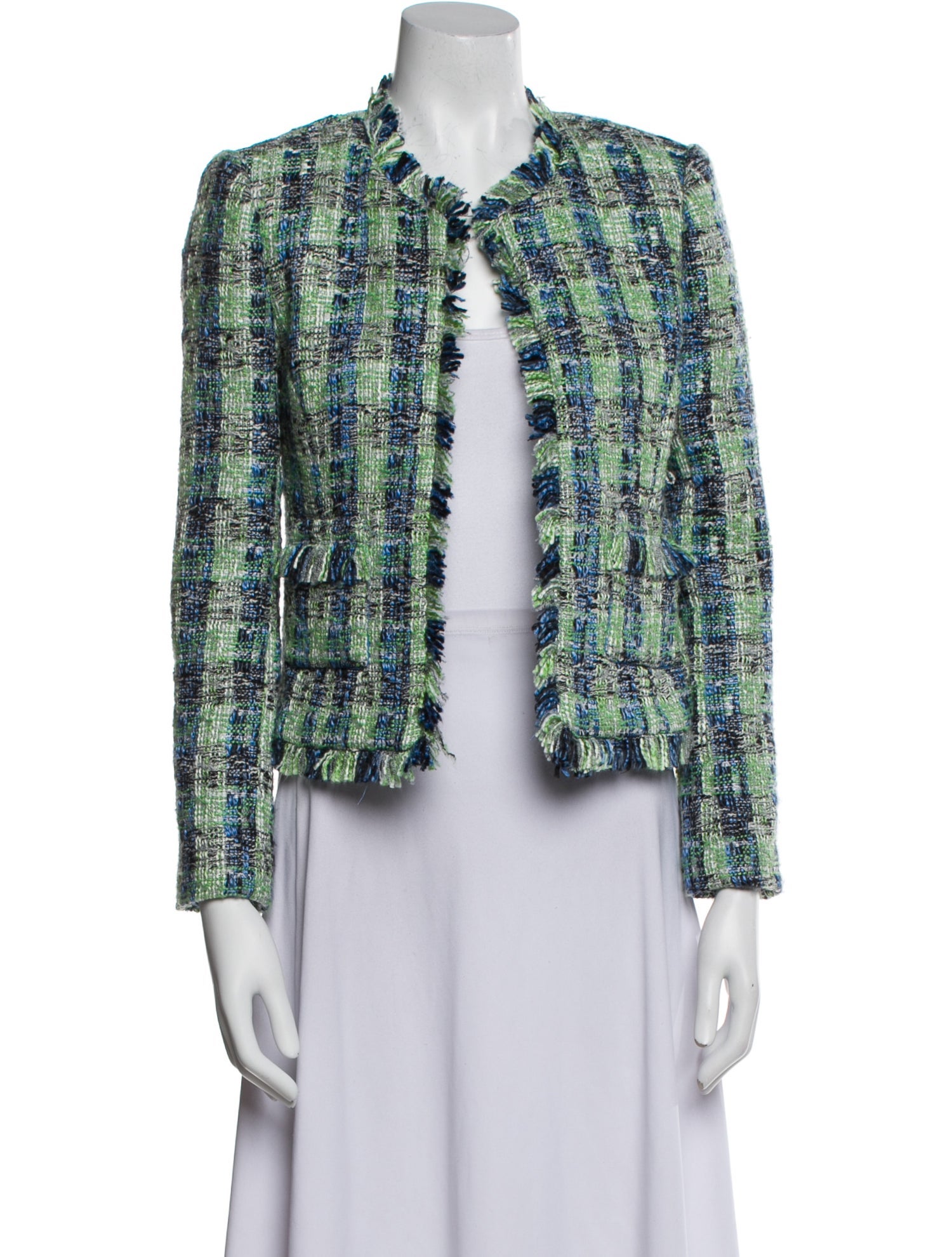L'Agence Tweed Pattern Evening Jacket w/ Tags