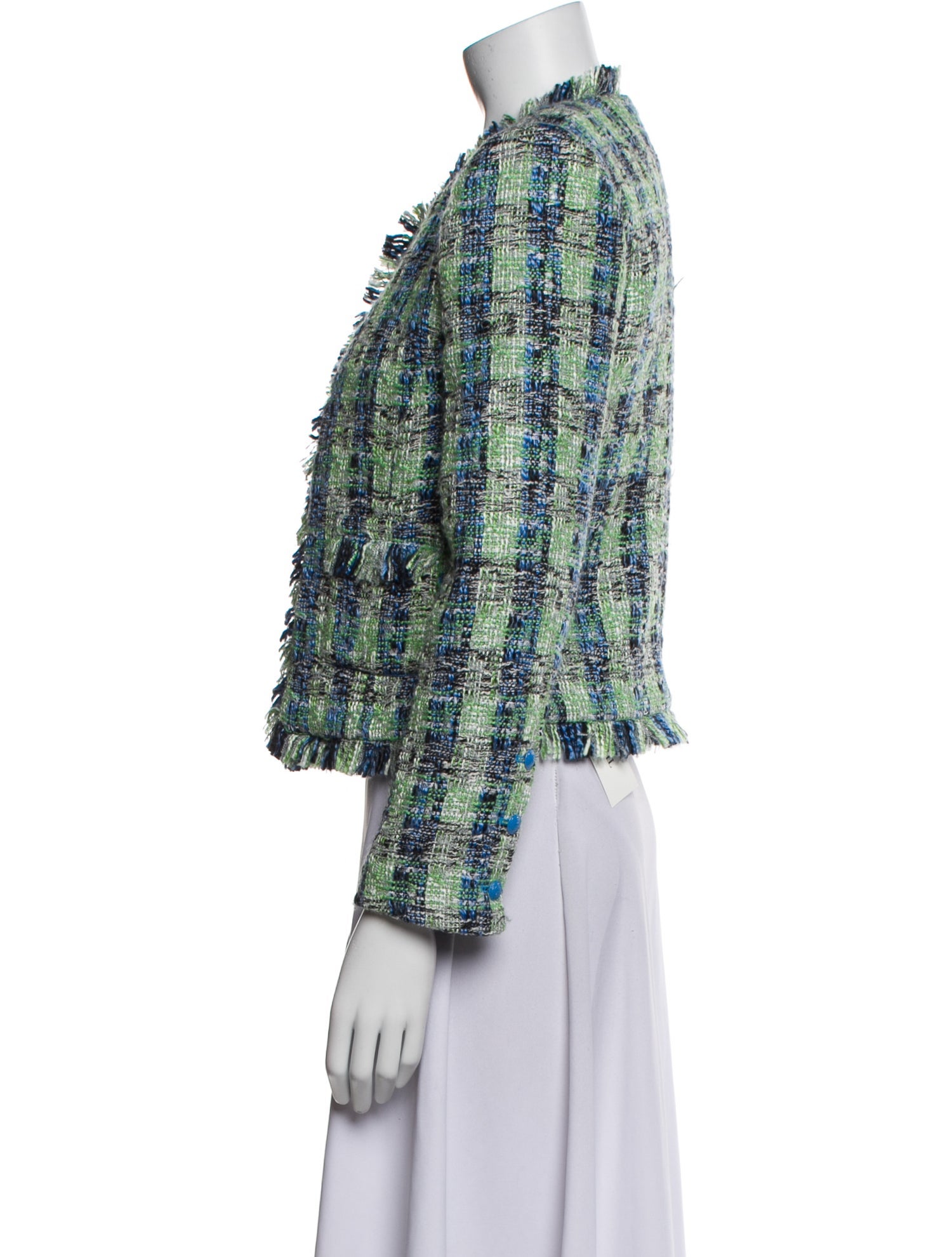 L'Agence Tweed Pattern Evening Jacket w/ Tags