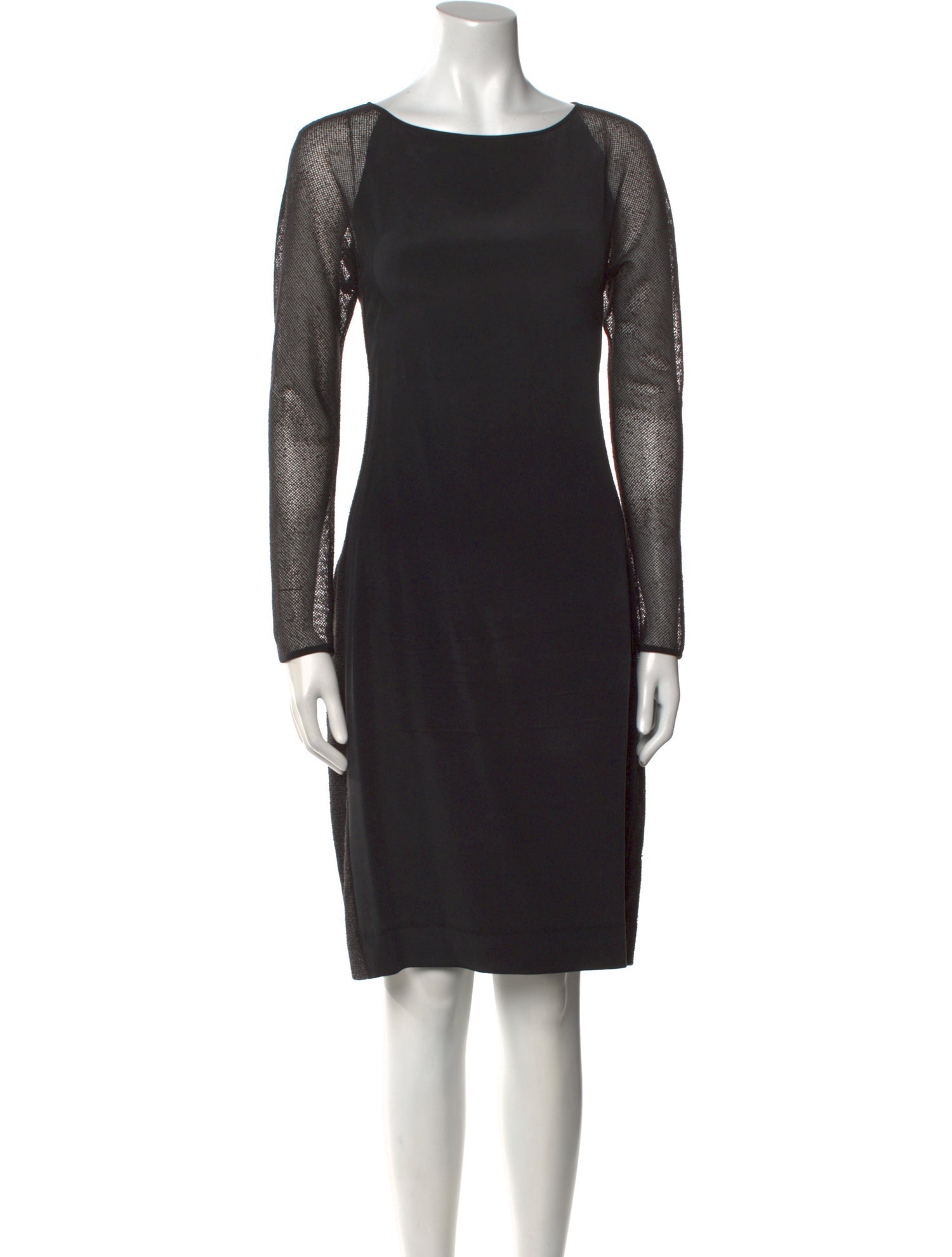 L'Agence Silk Knee-Length Dress