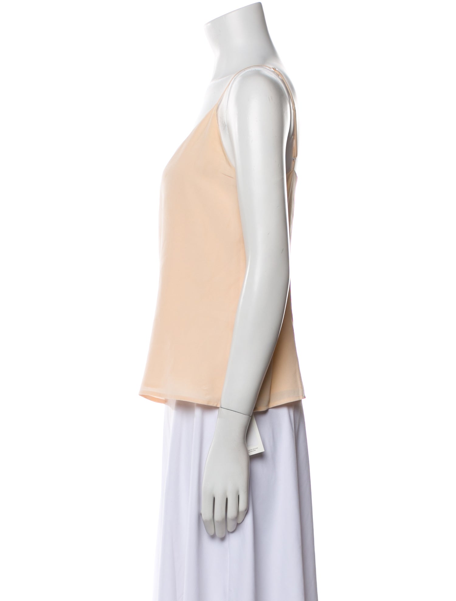 L'Agence Silk V-Neck Top